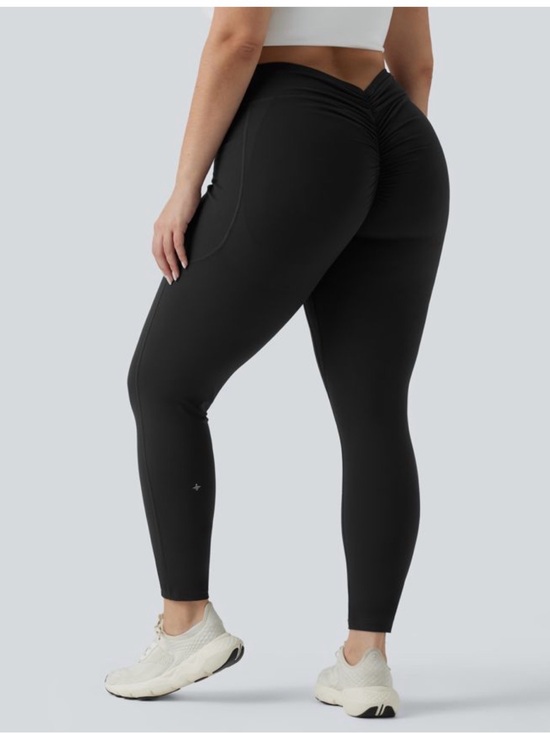 HALARA Pants - HALARA Black High-Waist Scrunch Leggings